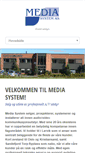 Mobile Screenshot of mediasystem.no